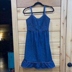 Cato Blue Denim Mini Dress